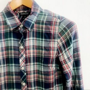Lucky Brand Plaid Button Down